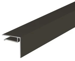 ALUKAP-XR Brown 6.4mm Sheet End Stop Bar 40mm X 4800mm