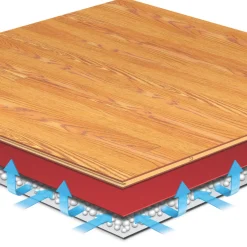 Roberts Laminate & Wood Floor Foam Underlay 9.2m² -ClearAmber shop 7340H A3