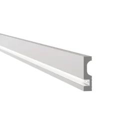NMC Skirting Board With LED Channel White 2m X 80mm X 20mm 6 Pack