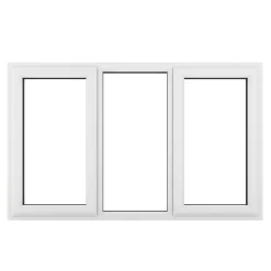 Crystal Left & Right-Hand Opening Double-Glazed Casement White UPVC Window 1770 X 1040mm