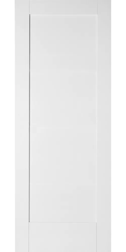 Jeld-Wen Grange Primed White Wooden 1-Panel Shaker Internal Sliding Barn Door 2073 X 862mm 4 Jeld-Wen Grange Primed White Wooden 1-Panel Shaker Internal Sliding Barn Door 2073 X 862mm - Image 2