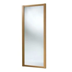 Spacepro Shaker 1-Door Sliding Wardrobe Door Oak Frame Mirror Panel 914 X 2260mm
