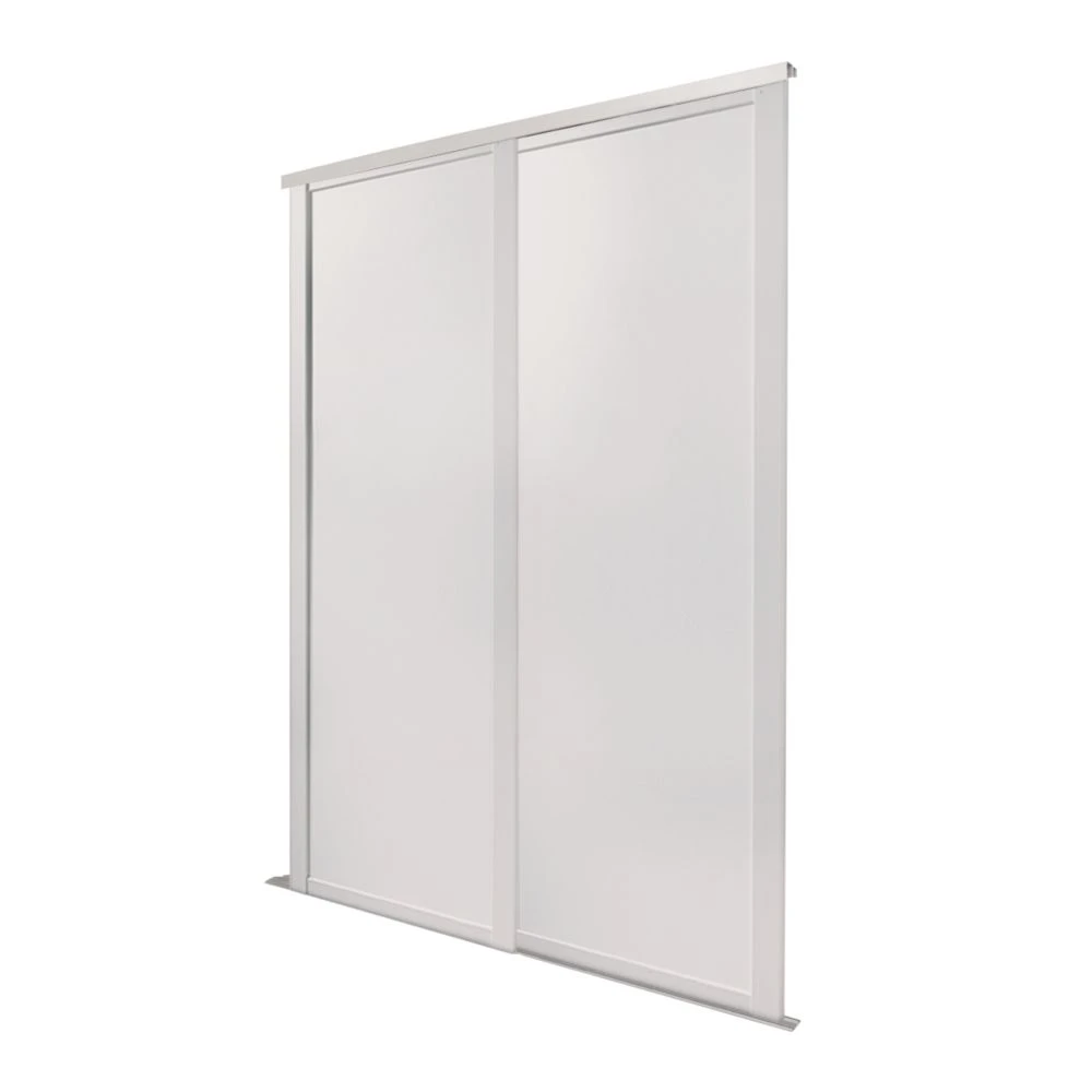 Spacepro Shaker 2-Door Sliding Wardrobe Door Kit Cashmere Frame Cashmere Panel 1145 X 2260mm 3 Spacepro Shaker 2-Door Sliding Wardrobe Door Kit Cashmere Frame Cashmere Panel 1145 X 2260mm