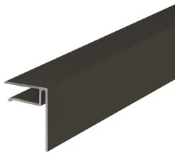 ALUKAP-XR Brown 10mm Sheet End Stop Bar 40mm X 4800mm