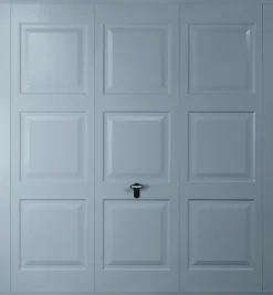 Gliderol Georgian 8&apos; X 6&apos; 6" Non-Insulated Framed Steel Up & Over Garage Door Traffic Grey