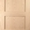Jeld-Wen Unfinished Oak Veneer Wooden 4-Panel Shaker Internal Fire Door 1981 X 686mm -ClearAmber shop 7603G P
