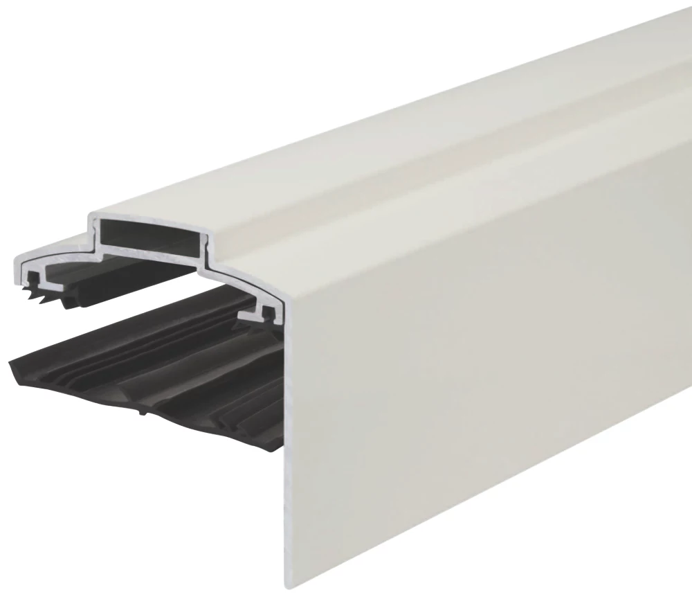 ALUKAP-XR White Gable Glazing Bar With Gasket 60mm X 4800mm 3 ALUKAP-XR White Gable Glazing Bar With Gasket 60mm X 4800mm