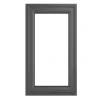 Crystal Right-Hand Opening Double-Glazed Casement Anthracite Grey UPVC Window 610 X 1190mm -ClearAmber shop 778JP P
