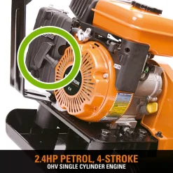 Evolution Hulk 2.4hp Petrol Compaction Plate 400 X 320mm -ClearAmber shop 78224 A3