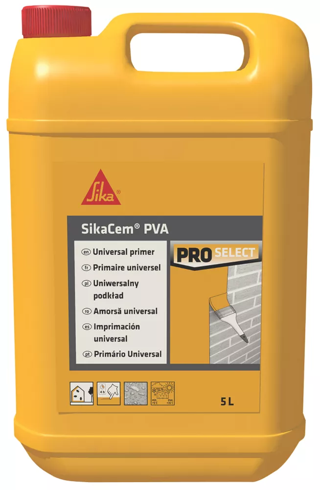 Sika SikaCem PVA Primer White 5Ltr 3 Sika SikaCem PVA Primer White 5Ltr