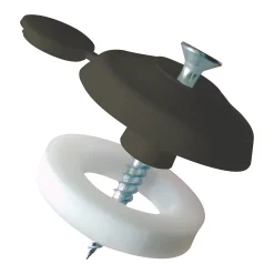 ALUKAP-XR Polycarbonate Fixings Brown 55 X 40mm 50 Pack