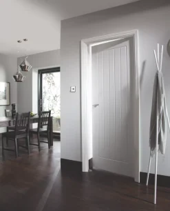 Jeld-Wen Newark Primed White Wooden Cottage Internal Door 2040 X 726mm -ClearAmber shop 80262 A2