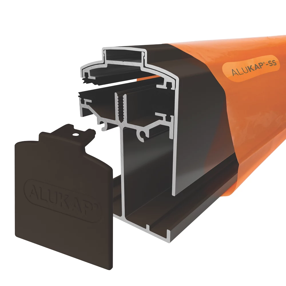 ALUKAP-SS Brown Self-Support Gable Bar 60mm X 3000mm 3 ALUKAP-SS Brown Self-Support Gable Bar 60mm X 3000mm