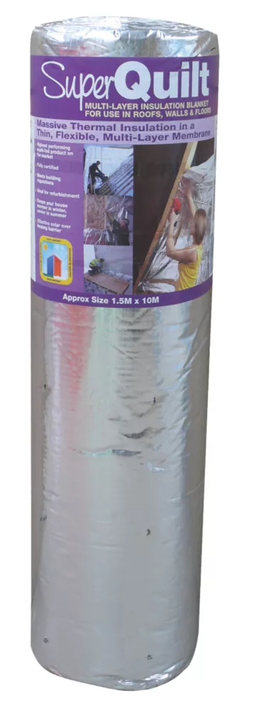 YBS SuperQuilt Multi-Layer Reflective Foil Insulation 5 X 1.5m 4 YBS SuperQuilt Multi-Layer Reflective Foil Insulation 5 X 1.5m - Image 2