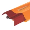 Corrapol-BT Rock N Lock Aluminium Rigid Side Flashing Red 125 X 97mm X 6m -ClearAmber shop 810VK P