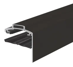 ALUKAP-XR Brown Gable Glazing Bar With Gasket 60mm X 4800mm