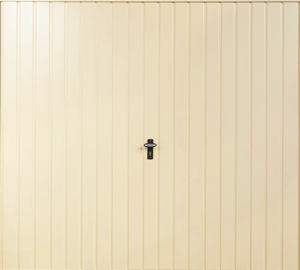Gliderol Vertical 8' X 6' 6" Non-Insulated Framed Steel Up & Over Garage Door Ivory 3 Gliderol Vertical 8' X 6' 6" Non-Insulated Framed Steel Up & Over Garage Door Ivory