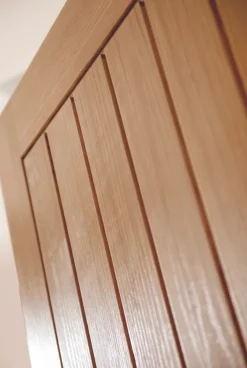 Jeld-Wen Oregon Unfinished Oak Veneer Wooden Cottage Internal Door 1981 X 838mm -ClearAmber shop 83285 A4