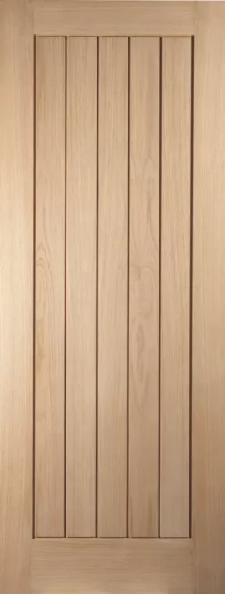 Jeld-Wen Oregon Unfinished Oak Veneer Wooden Cottage Internal Door 1981 X 838mm