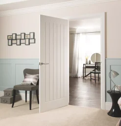 Jeld-Wen Newark Primed White Wooden Cottage Internal Fire Door 1981 X 686mm 6 Jeld-Wen Newark Primed White Wooden Cottage Internal Fire Door 1981 X 686mm -ClearAmber shop 8388G A1