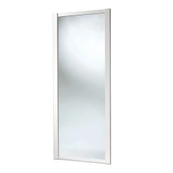 Spacepro Shaker 1-Door Sliding Wardrobe Door White Frame Mirror Panel 914 X 2260mm