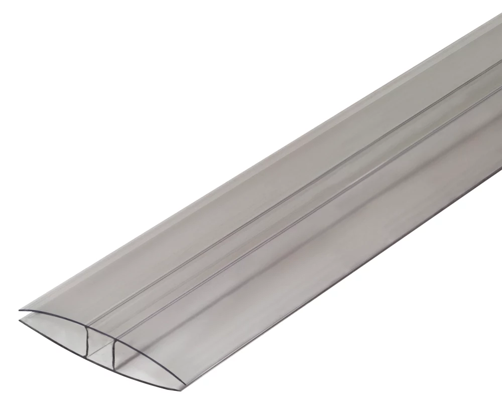SNAPA Clear 16mm H-Section Glazing Bar 60mm X 2000mm 3 SNAPA Clear 16mm H-Section Glazing Bar 60mm X 2000mm