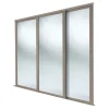 Spacepro Shaker 3-Door Sliding Wardrobe Door Kit Stone Grey Frame Mirror Panel 2592 X 2260mm 1 Spacepro Shaker 3-Door Sliding Wardrobe Door Kit Stone Grey Frame Mirror Panel 2592 X 2260mm -ClearAmber shop 861GP P