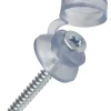 Corrapol Polycarbonate Fixings Clear 60 X 20mm 50 Pack