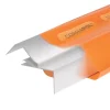 Corrapol Rock N Lock Aluminium Rigid Side Flashing Mill 125 X 97mm X 6m -ClearAmber shop 879VK P