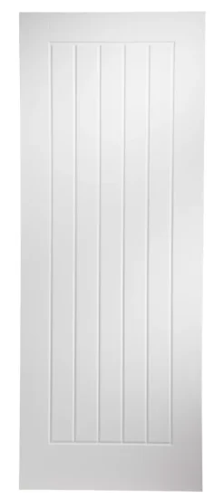 Jeld-Wen Newark Primed White Wooden Cottage Internal Fire Door 1981 X 762mm