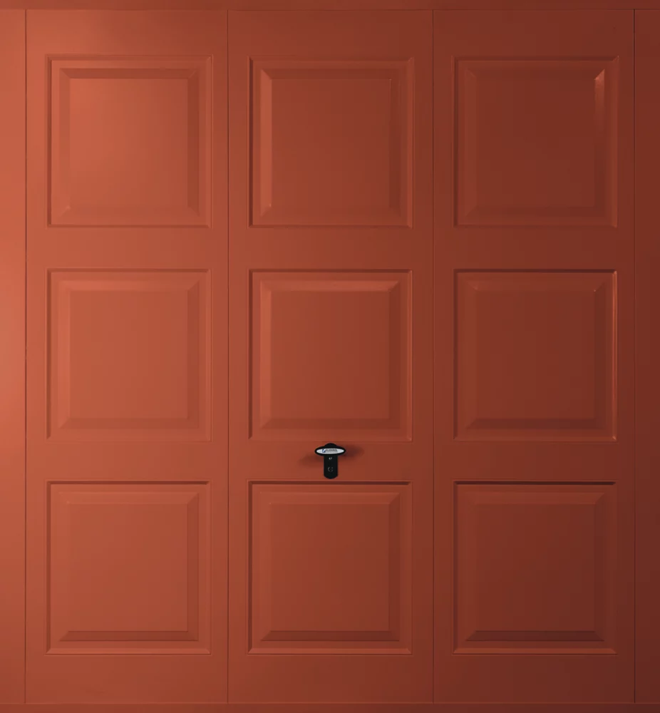 Gliderol Georgian 7' X 7' Non-Insulated Framed Steel Up & Over Garage Door Terracotta 3 Gliderol Georgian 7' X 7' Non-Insulated Framed Steel Up & Over Garage Door Terracotta