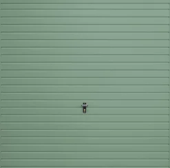Gliderol Horizontal 8&apos; X 6&apos; 6" Non-Insulated Framed Steel Up & Over Garage Door Chartwell Green