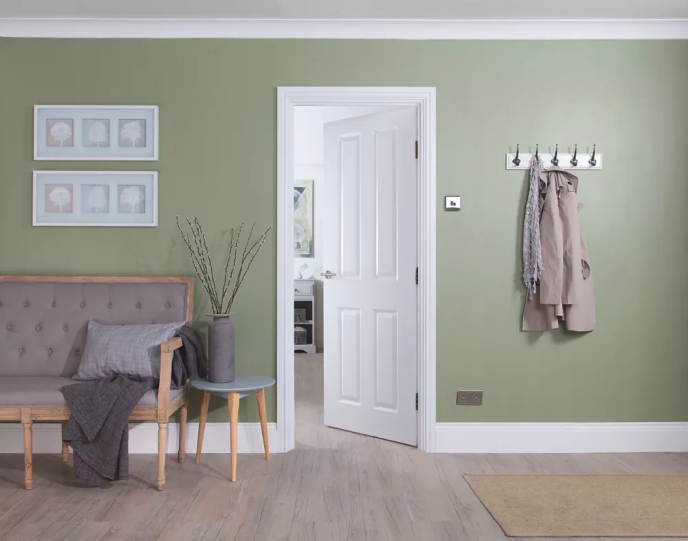 Jeld-Wen Atherton Primed White Wooden 4-Panel Internal Fire Door 1981 X 838mm 4 Jeld-Wen Atherton Primed White Wooden 4-Panel Internal Fire Door 1981 X 838mm - Image 2