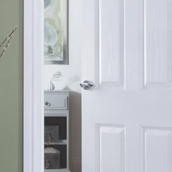 Jeld-Wen Oakfield Primed White Wooden 4-Panel Internal Fire Door 1981 X 762mm 7 Jeld-Wen Oakfield Primed White Wooden 4-Panel Internal Fire Door 1981 X 762mm -ClearAmber shop 9072G A2