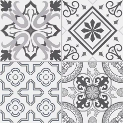 ClearAmber shop 32 Marquis Mediterranean Black Porcelain Tile 331.5 X 331.5mm 12 Pack