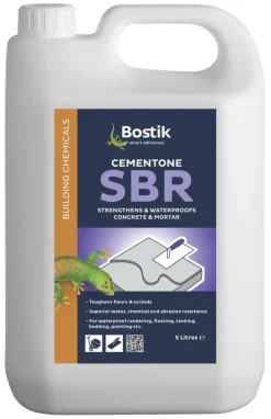 Bostik SBR Admixture White 5Ltr