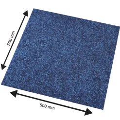 Abingdon Carpet Tile Division Endurance Velour Carpet Tiles Sapphire 20 Pack -ClearAmber shop 915VJ A2