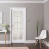 Jeld-Wen 10-Clear Light Primed White Wooden 10-Panel Internal Door 1981 X 838mm -ClearAmber shop 928JK P