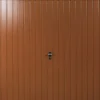 Gliderol Vertical 7&apos; X 7&apos; Non-Insulated Frameless Steel Up & Over Garage Door Clay Brown -ClearAmber shop 939VP P