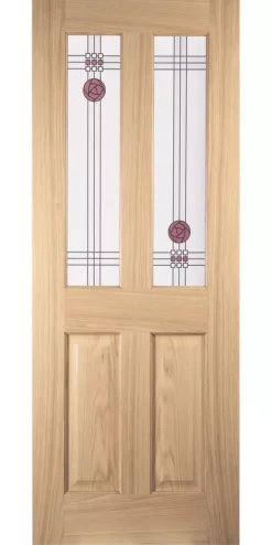 Jeld-Wen Mackintosh 2-Semi-Translucent Light Unfinished Oak Veneer Wooden 4-Panel Internal Door 1981 X 762mm 5 Jeld-Wen Mackintosh 2-Semi-Translucent Light Unfinished Oak Veneer Wooden 4-Panel Internal Door 1981 X 762mm -ClearAmber shop 940JK A1