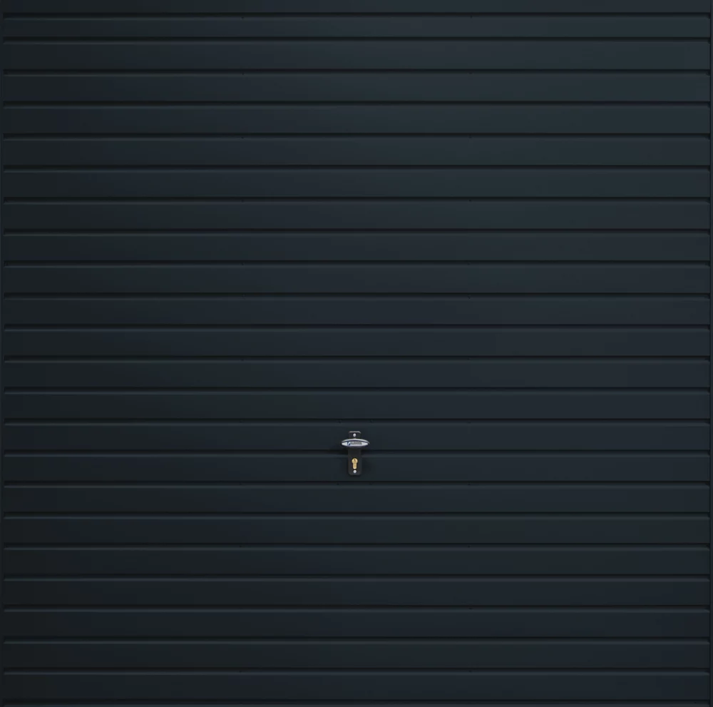 Gliderol Horizontal 8' X 6' 6" Non-Insulated Framed Steel Up & Over Garage Door Anthracite Grey 3 Gliderol Horizontal 8' X 6' 6" Non-Insulated Framed Steel Up & Over Garage Door Anthracite Grey