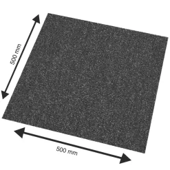 Abingdon Carpet Tile Division Fusion Carpet Tiles Dark Grey 20 Pack 7 Abingdon Carpet Tile Division Fusion Carpet Tiles Dark Grey 20 Pack -ClearAmber shop 965VJ A2