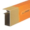 Alupave Fire Flat Roof & Deck Side Gutter Sand 2m -ClearAmber shop 968VK P