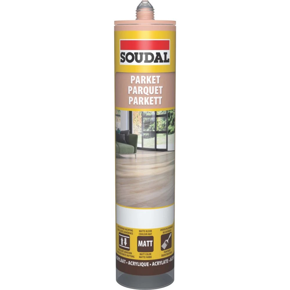 Soudal Parquet & Timber Sealant & Filler Cherry 290ml 3 Soudal Parquet & Timber Sealant & Filler Cherry 290ml