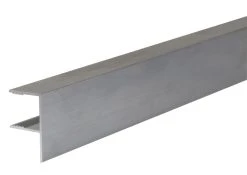 ALUKAP-XR Silver 16mm F-Section Glazing Bar 20mm X 3000mm