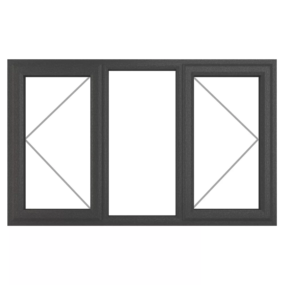 Crystal Left & Right-Hand Opening Double-Glazed Casement Anthracite Grey UPVC Window 1770 X 1040mm 4 Crystal Left & Right-Hand Opening Double-Glazed Casement Anthracite Grey UPVC Window 1770 X 1040mm - Image 2